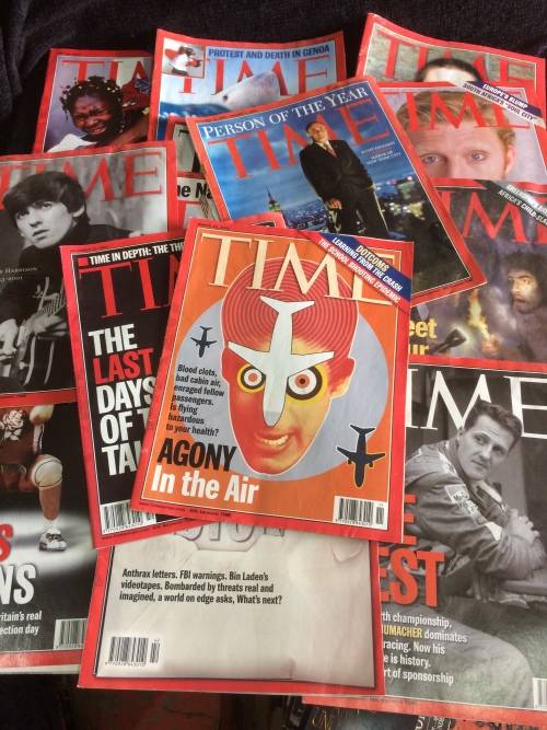 Time Magazine 2001 - 11 Magazines
