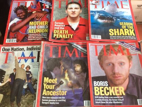 Time Magazine 2001 - 11 Magazines