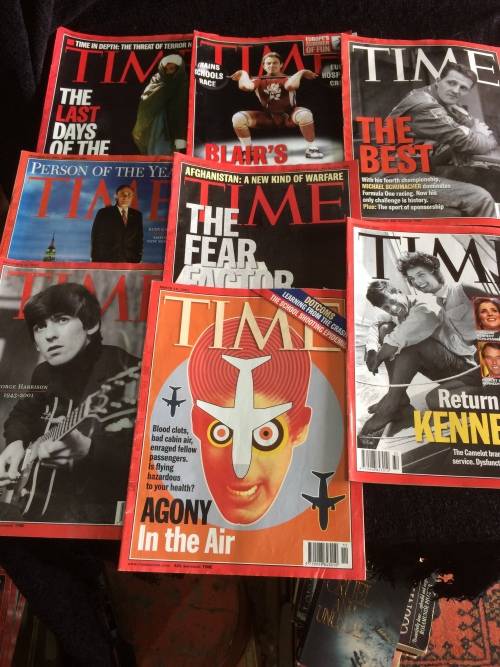 Time Magazine 2001 - 11 Magazines