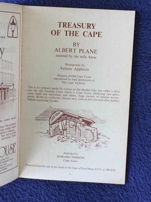Treasury of the Cape by Albert Plane