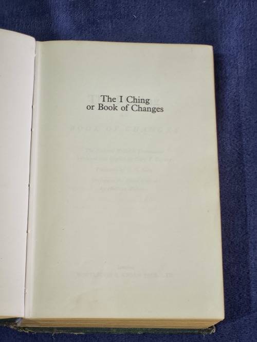 The I Ching or Book of Changes by Cary F Baynes
