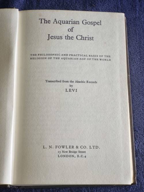 The Aquarian Gospel of Jesus the Christ by Levi