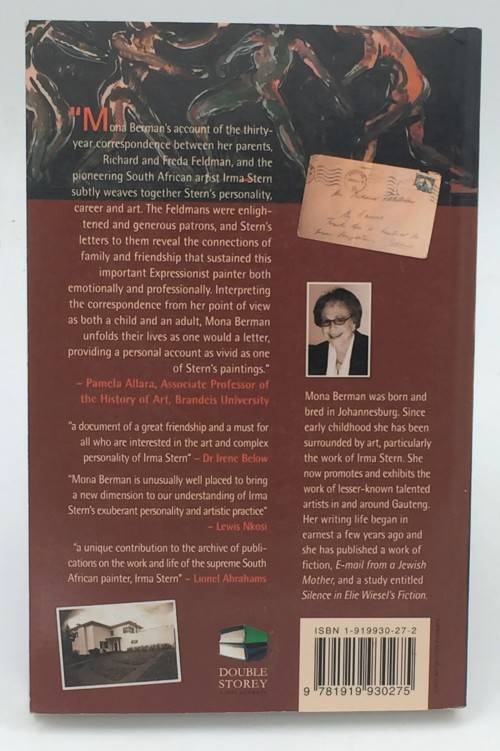 Remembering Irma ~ Mona Berman | Irma Stern A Memoir with Letters First Edition 2003