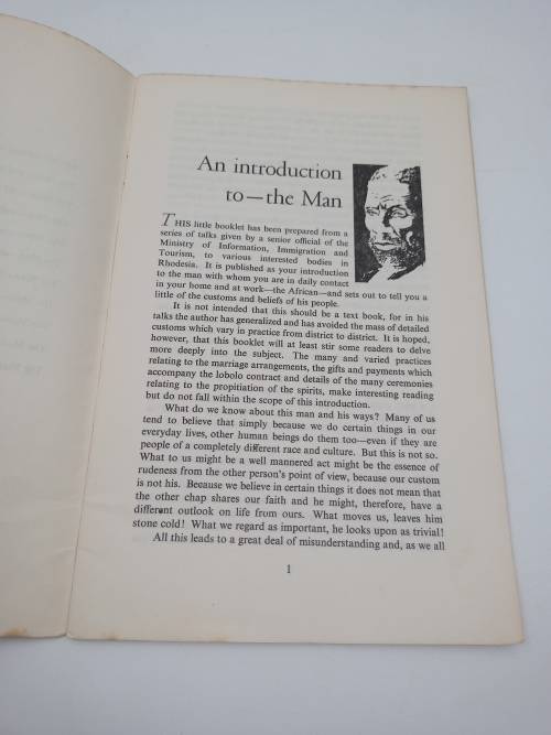 The Man & His Ways - An Introduction to the Customs and Beliefs of Rhodesias African People