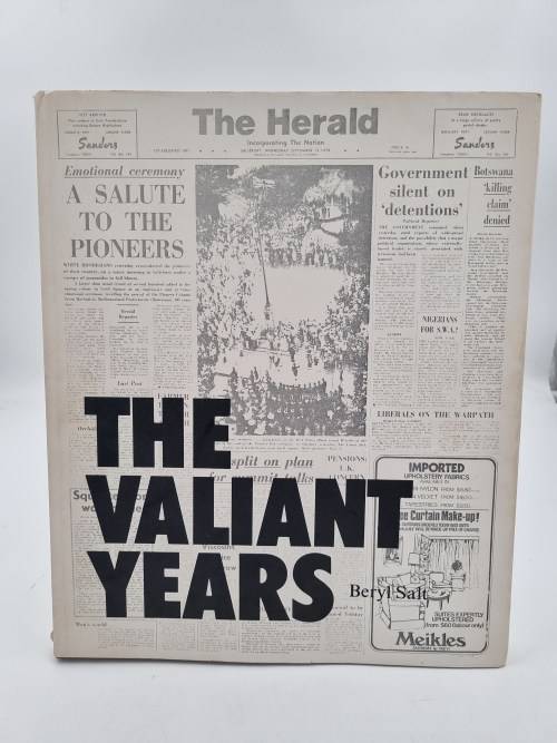 The Valiant Years by Beryl Salt | Rhodesiana