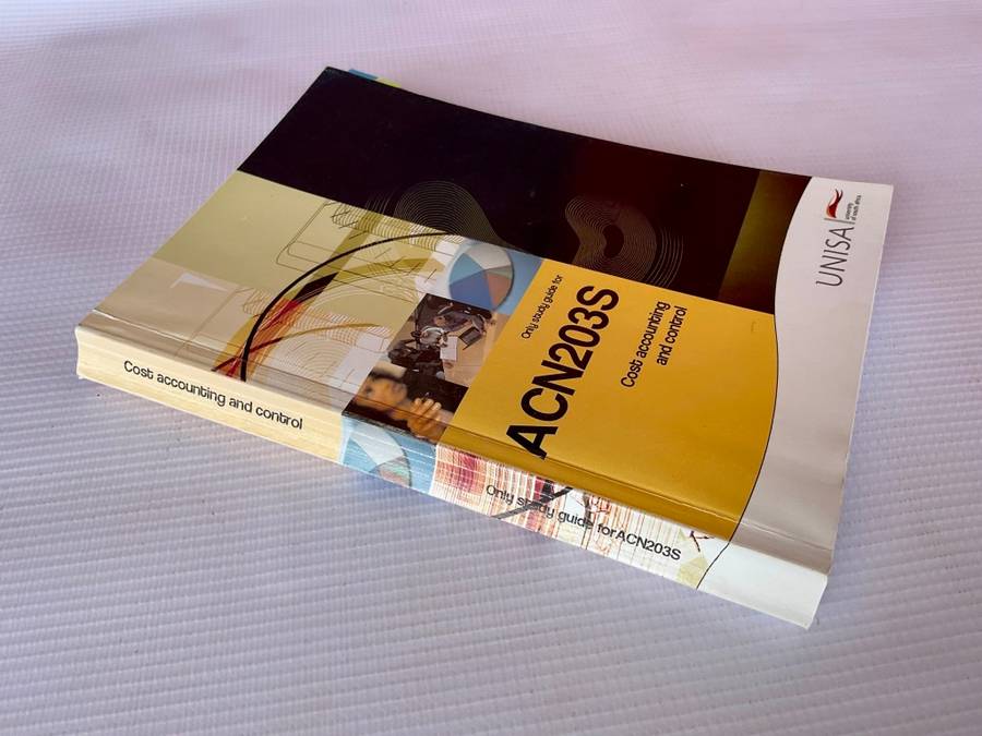 ACN203S Cost Accounting and Control | UNISA