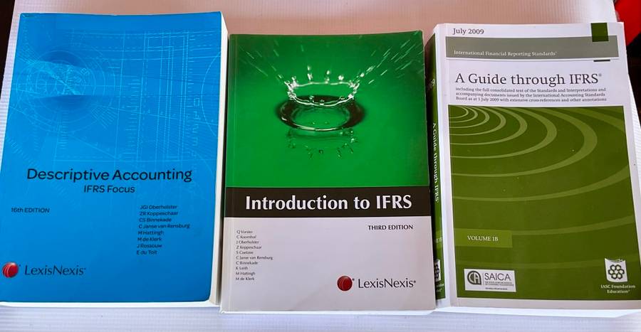 3 Books on IFRS - Introduction to IFRS, A Guide Through IFRS & Descriptive Accounting