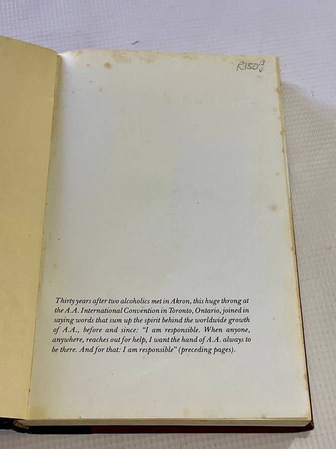 Dr Bob and the Good Oldtimers l Alcoholics Anonymous ~ 1987