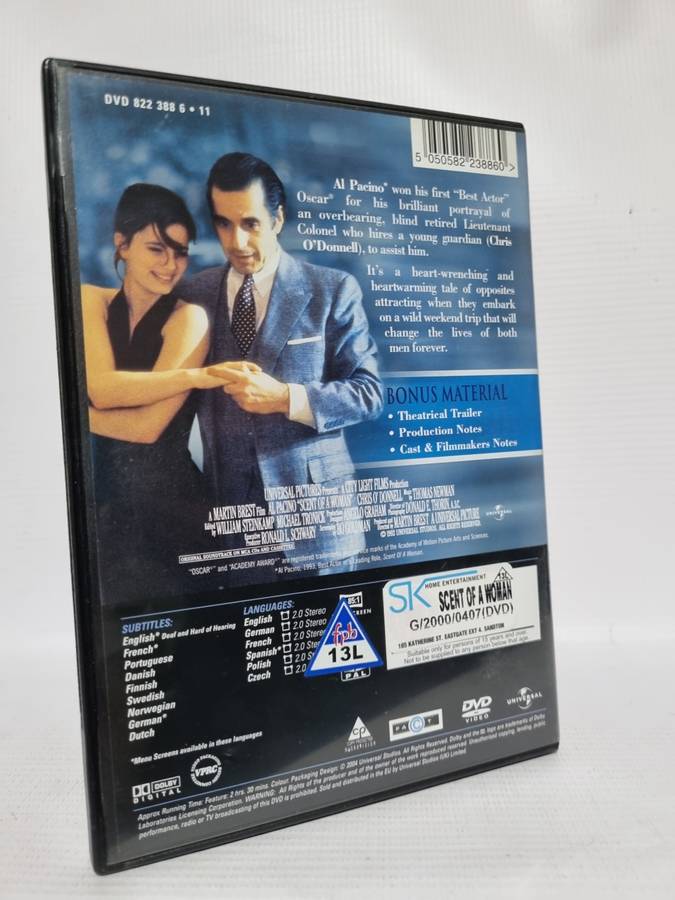 Scent of a Woman with Al Pacino and Chris O`Donnell