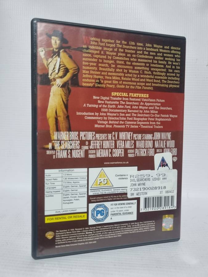 The Searchers 2 DVD Set Special Edition - John Wayne