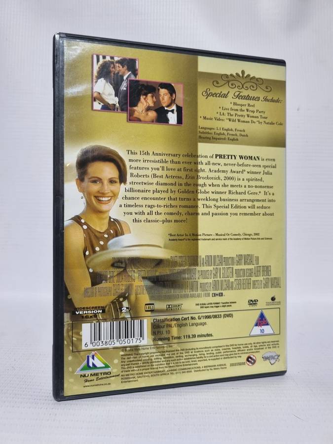 Pretty Woman DVD - Richard Gere & Julia Roberts