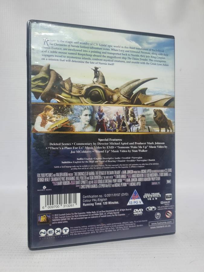 The Voyage of the Dawn Treader DVD - George Henley, Skandar Keynes, Ben Barnes & Will Poulter