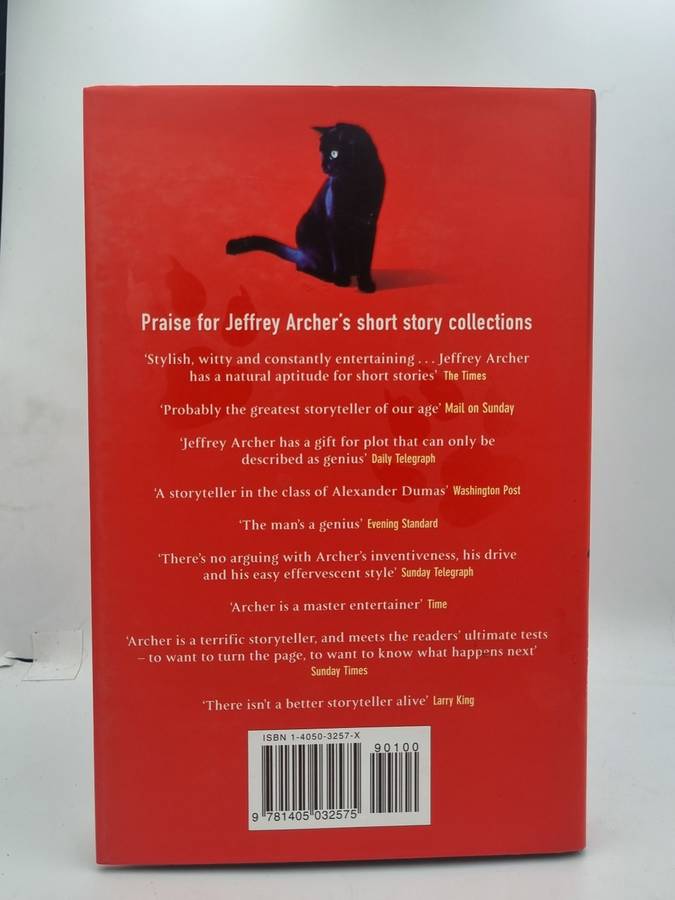 Jeffrey Archer ~ Cat O` Nine Tales | Large format hard cover in good condition