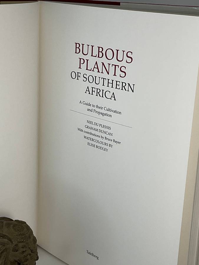 Bulbous Plants of Southern Africa: A Guide to Their Cultivation and Propagation First Edition