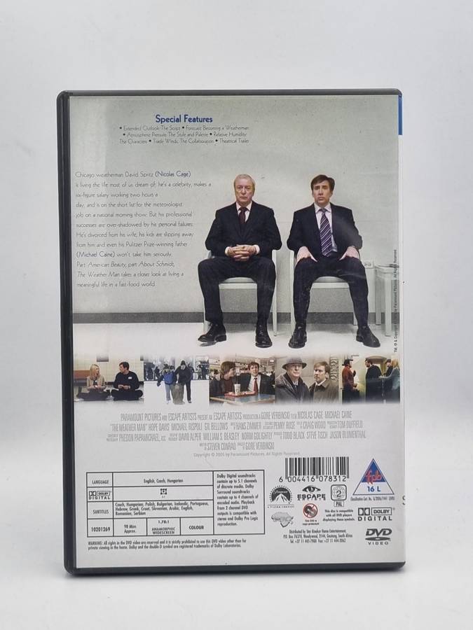 The Weather Man DVD -Nicolas Cage