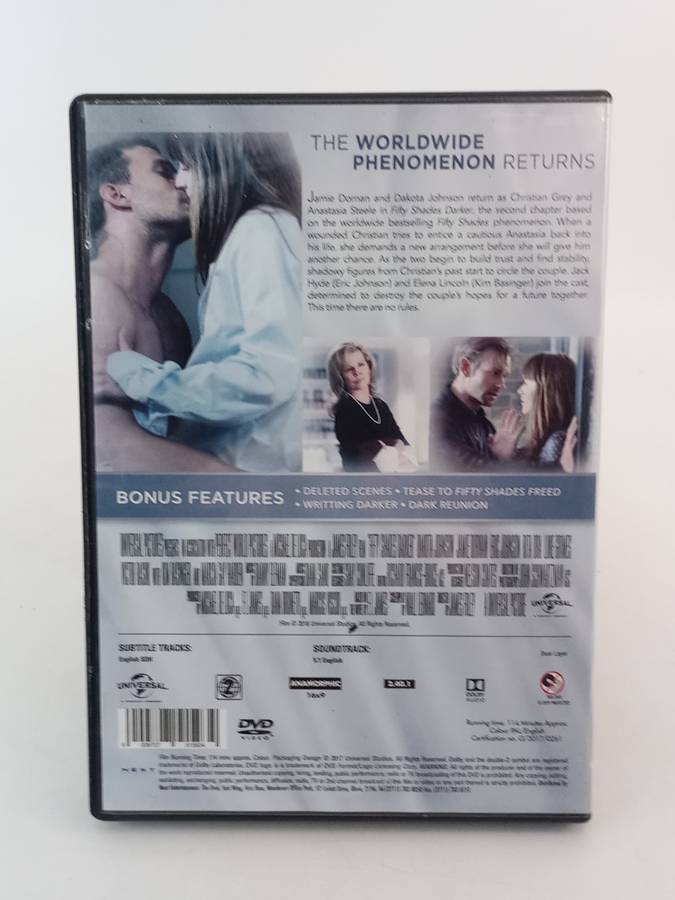 Fifty Shades Darker DVD