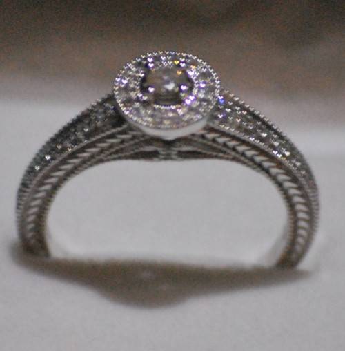 DaZzLiNg 0.400ct diamond Ring **R27412 white gold