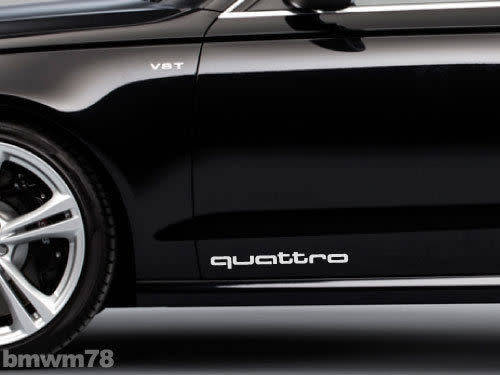 Audi decals