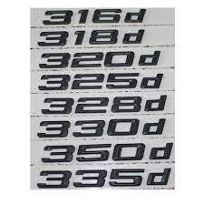 BMW assorted rear labels