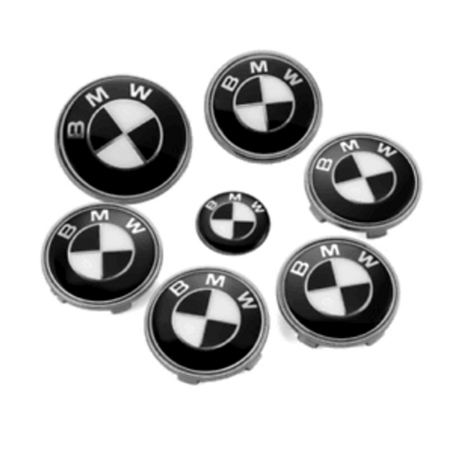 BMW 8 pieces set - Black & White
