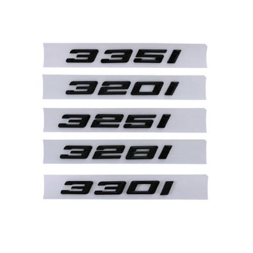 BMW assorted rear labels