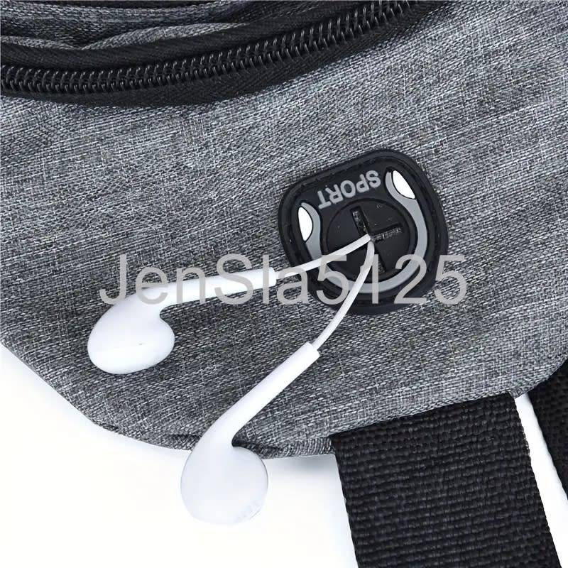 Grey Cross Body Shoulder Bag (Unisex)