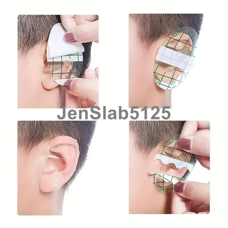 TRANSPARENT WATERPROOF EAR PROTECTING STICKERS (X10)