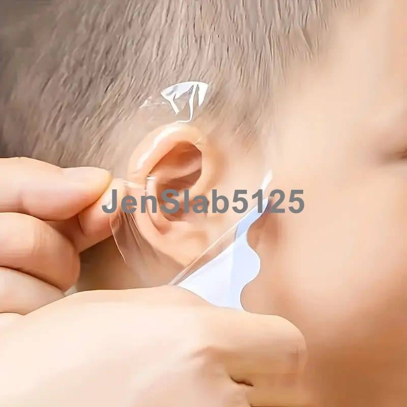 TRANSPARENT WATERPROOF EAR PROTECTING STICKERS (X10)
