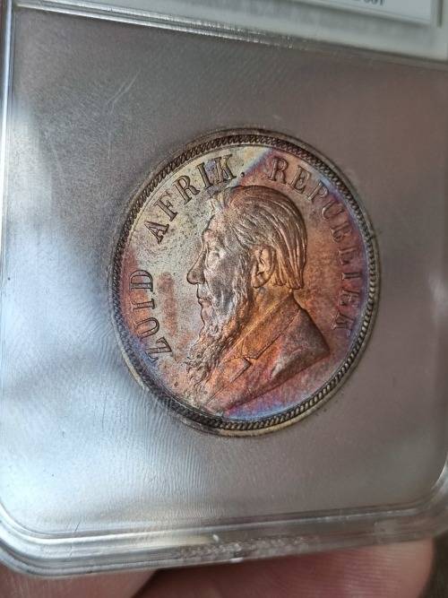 1898 ZAR PENNY MS63(TONED, NO COLOUR CLASSIFICATION)