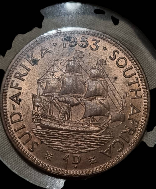 1953 Union Penny unc