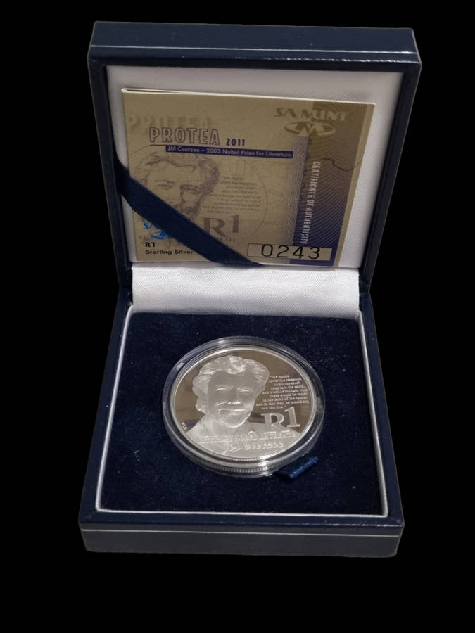 South Africa: 2011 Silver R1 Proof, JM Coetzee