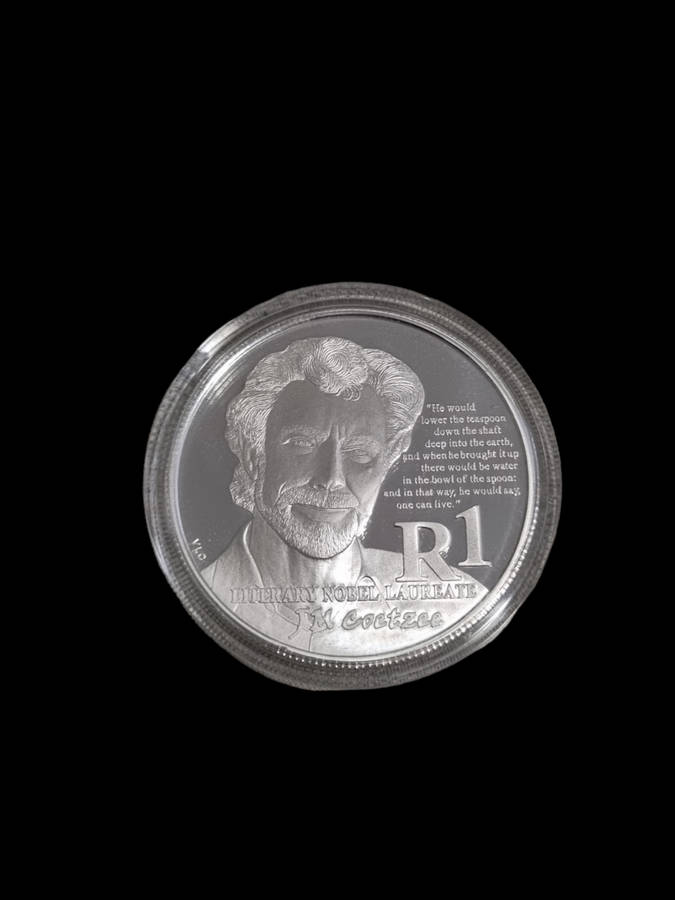 South Africa: 2011 Silver R1 Proof, JM Coetzee
