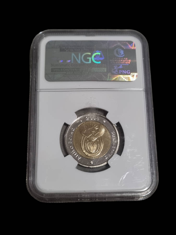 South Africa: 2008CW R5 (Oom Paul Mintmark) NGC PL 66