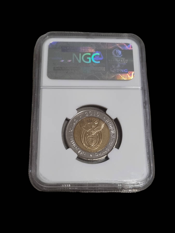 South Africa: 2010CW R5 (Oom Paul Mintmark) NGC MS66