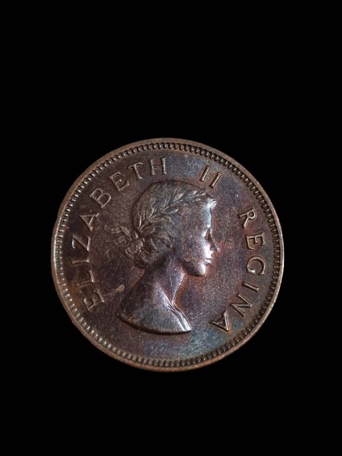 South Africa: Unc 1953 Half Penny