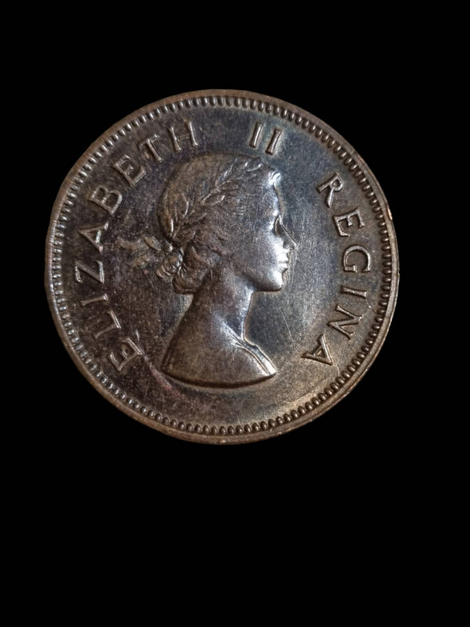South Africa: Unc 1955 Union Penny