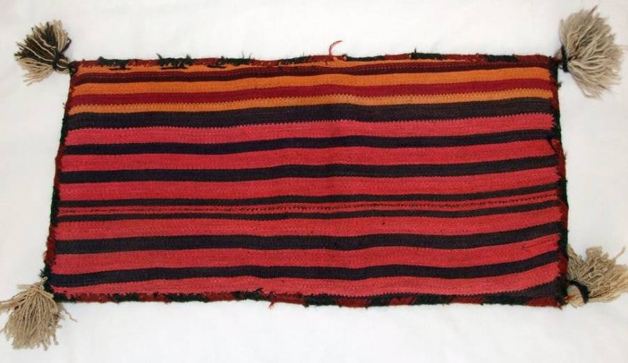 Vintage Middle Eastern Wool Khorjin Camel Donkey Saddle Bag