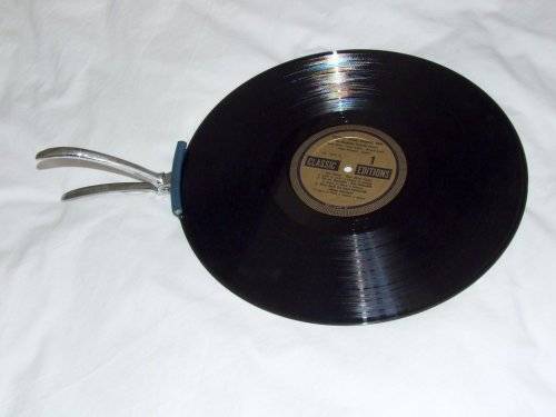 Vintage MIRAGRIP LP record holder - for safe record handling!