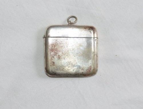Attractive antique silver plated VESTA