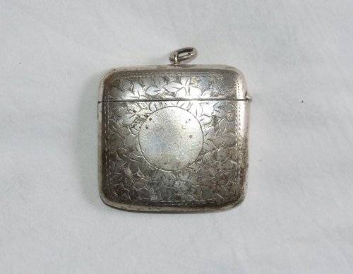 Attractive antique silver plated VESTA