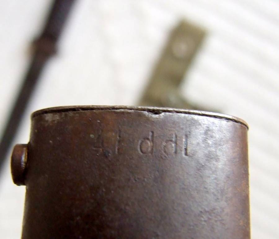 WW2 German K98 Bayonet, Scabbard and rare canvas Frock