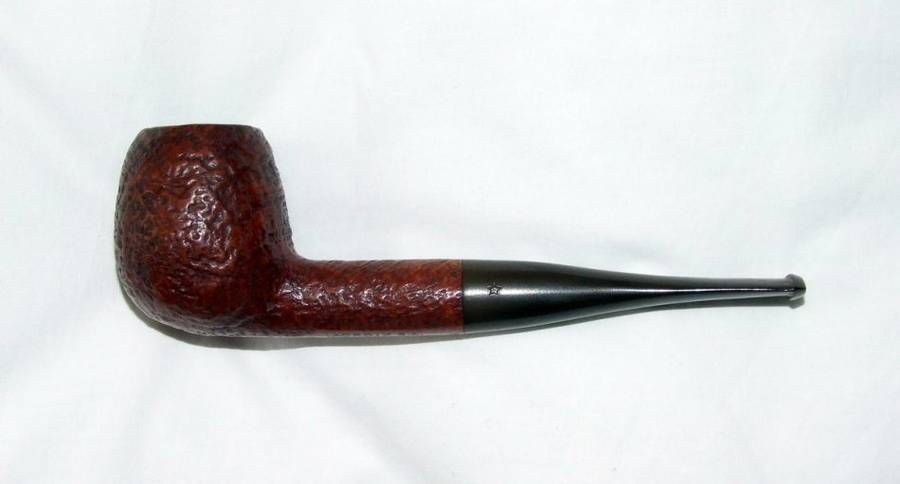 Excellent Vintage LACROIX 3 star #54 Large Sandblasted Briar Billiard Pipe