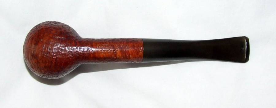 Excellent Vintage LACROIX 3 star #54 Large Sandblasted Briar Billiard Pipe