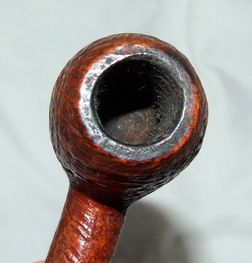 Excellent Vintage LACROIX 3 star #54 Large Sandblasted Briar Billiard Pipe