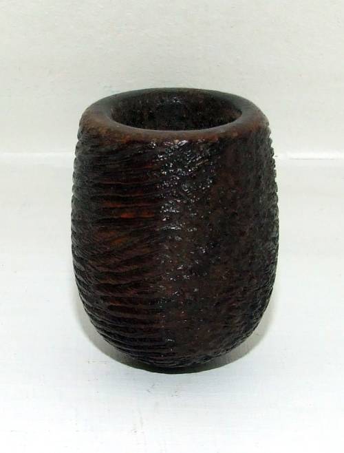 Lovely Vintage Estate SASIENI Rusticated Billiard Tobacco Pipe with Fantail stem!
