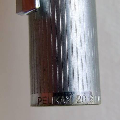 A vintage PELIKAN M20 SILVEXA fountain pen