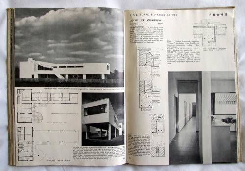 A Classic Survey of English Modernist (ART DECO) Architecture by F.R.S.Yorke, 1947