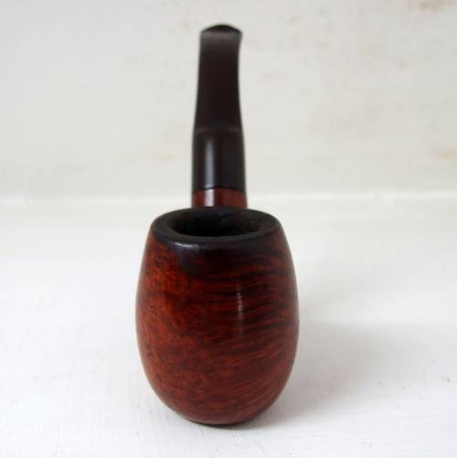 Vintage stand-up briar bent tobacco pipe