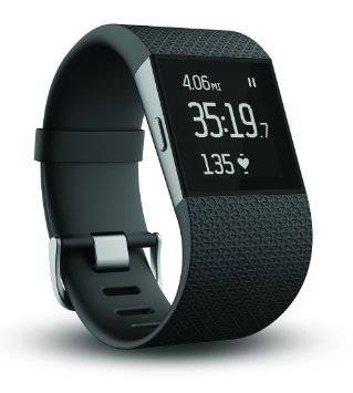 Fitbit Surge Activity Tracker in Black size small.