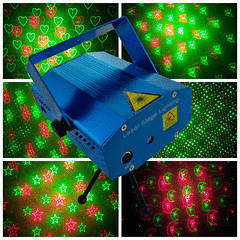LASER STAGE LIGHTING - HOLOGRAPHIC LASER STAR PROJECTOR